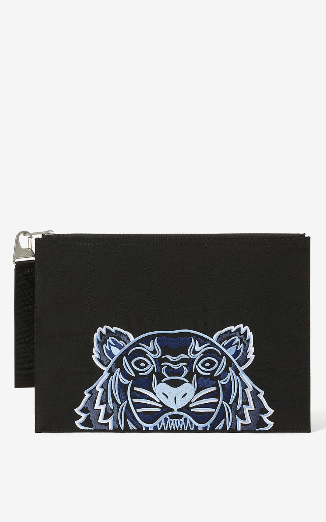 Kenzo Lona Kampus Tiger Monedero Hombre Negras | 1294753-BM